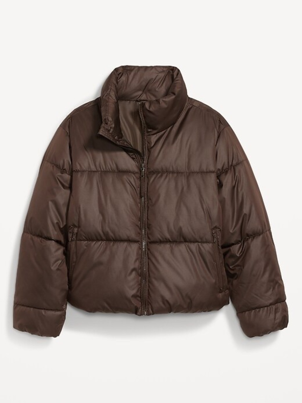 Old Navy Women's Puffer Jacket Brown XL